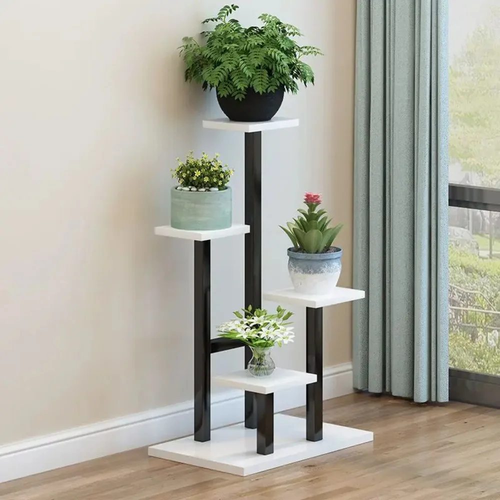 Storage Rack Plant Stand Wooden Flower Shelf for Household Multi-layer Plants Shelves Environment protection Flower Pot Holder Balcony Rack