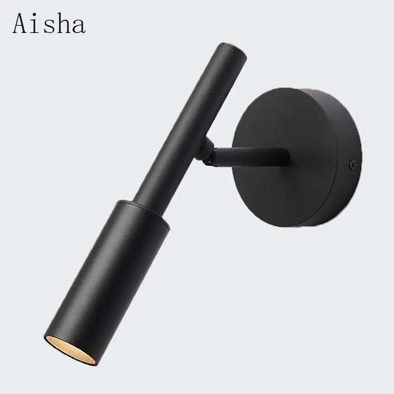 

Minimalist Bedside Wall Lights Bedroom Background Wall Lamp Living Room Study Reading Wall Sconces Nordic Design Sense decorate