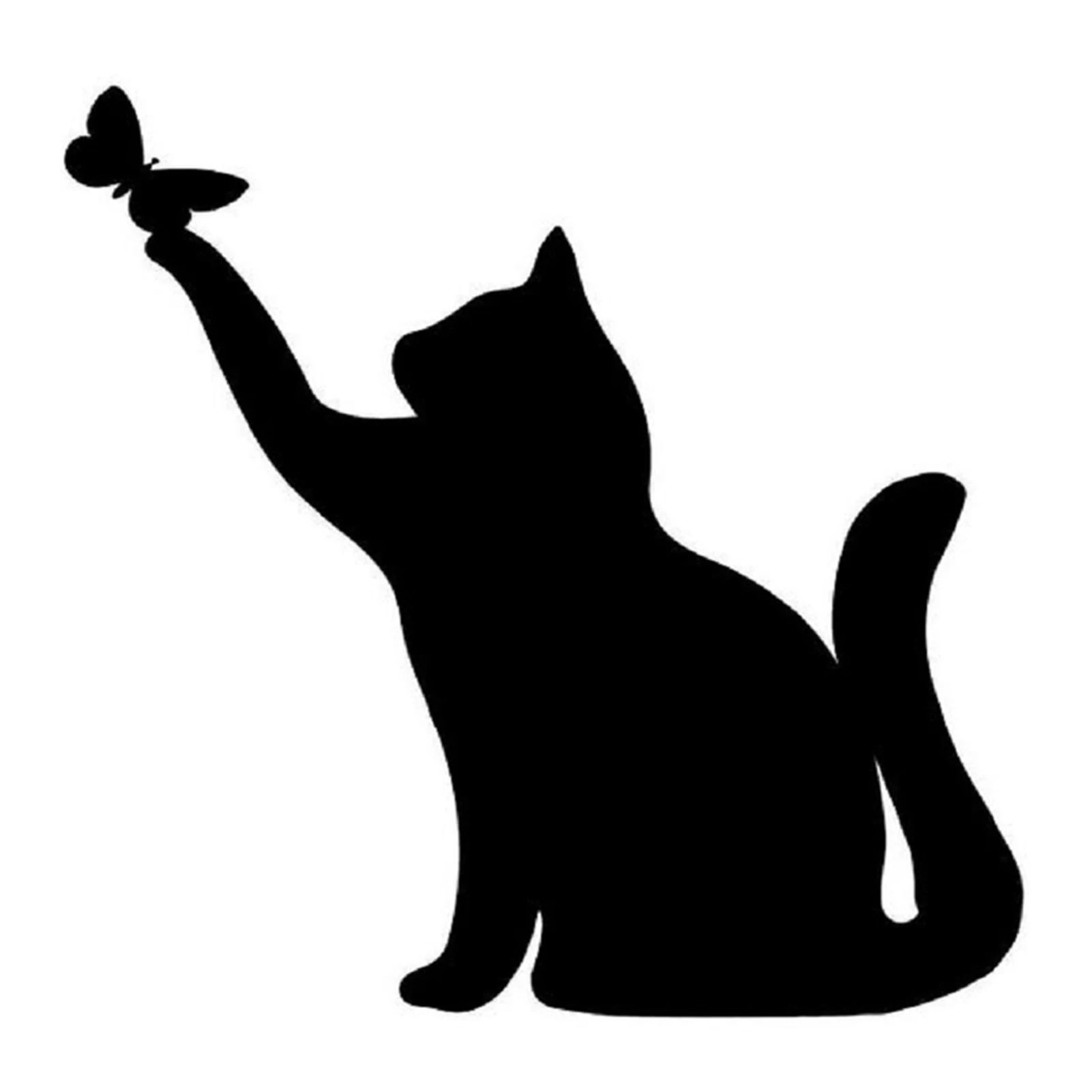 

Cat Silhouette Ornaments Made Of High Quality Iron Material Add Some Whimsical Charm To Your Yard
