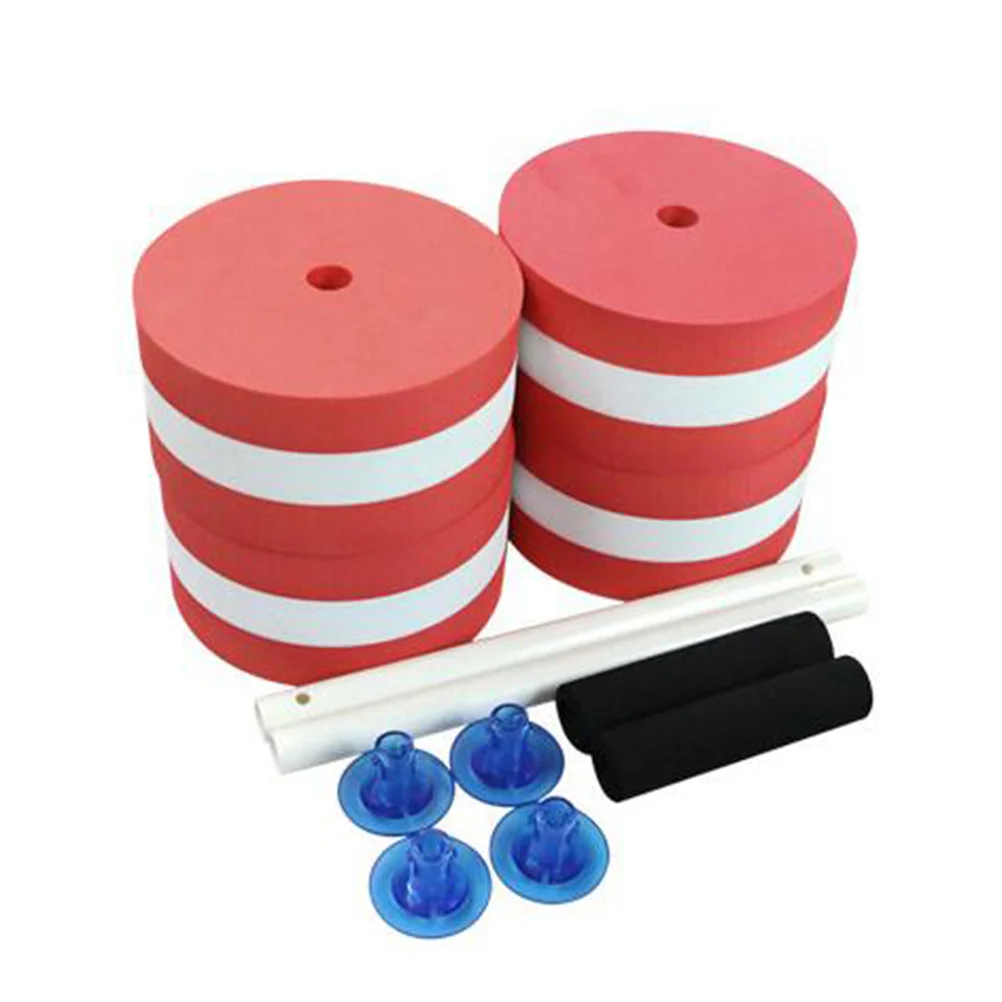 

2 Pcs EVA Floating Dumbbell Swimming Water Equipment Aquatic Barbell Dumbells Outdoor Sports Aerobics Fitness Dumbbells