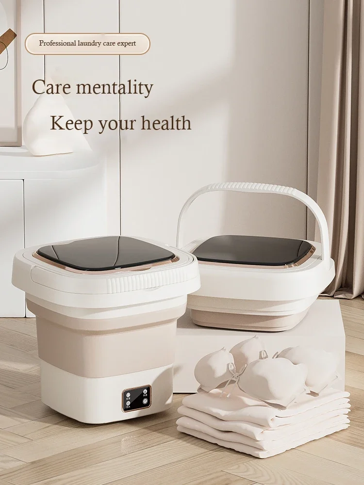 Electric Portable Mini Folding Washing Machine Baby Clothes Underwear Washing Machine And Dryer 5