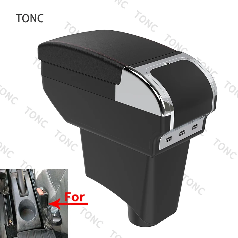 

Car Armrest For Renault sandero For Renault Logan 1 2005-2015 For Lada Largus Car Center Console Storage Box with USB Armrest