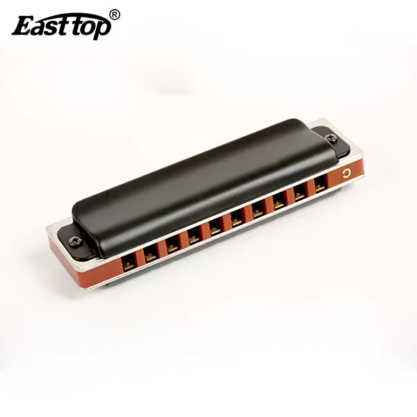 EASTTOP T008K key of A New blue color harmonica diatonic blues harp good harmonica