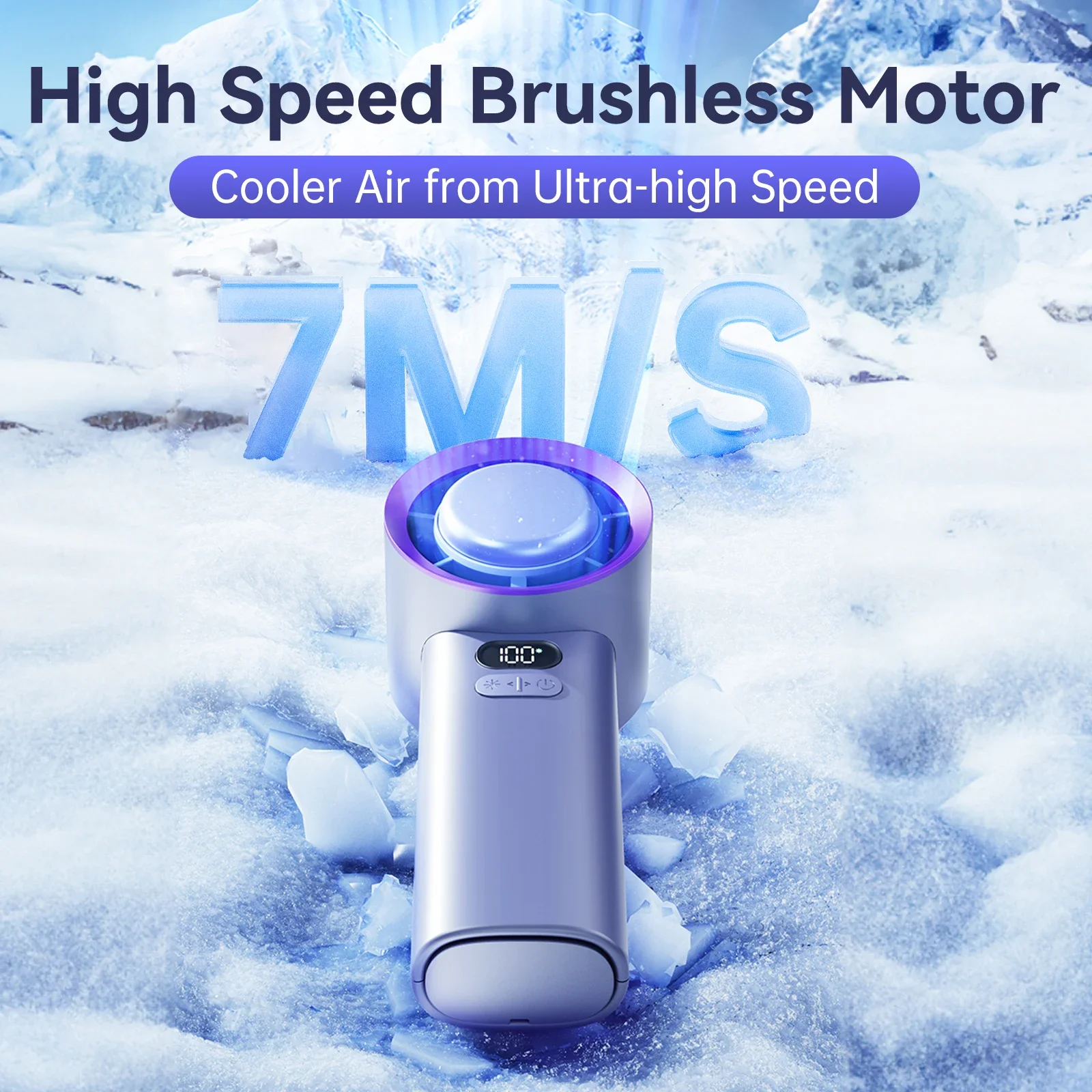 Portable Fan For Travel Mini: Small Pocket Handheld Fan Personal Rechargeable Turbo USB High Speed Keeping Cool In Hot Weather 2