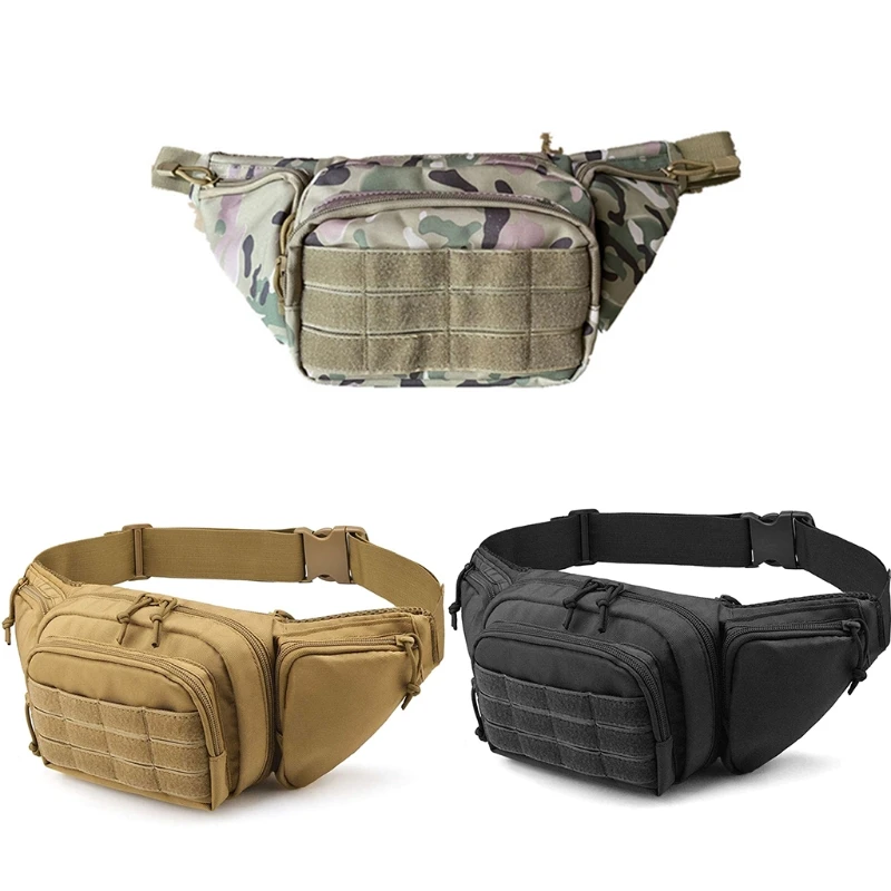 

2023 New Fashion Military Single Shoulder Bag Large Capacity Waist Bags Outdoor Men's Chest Pack Casual Crossbody Phone