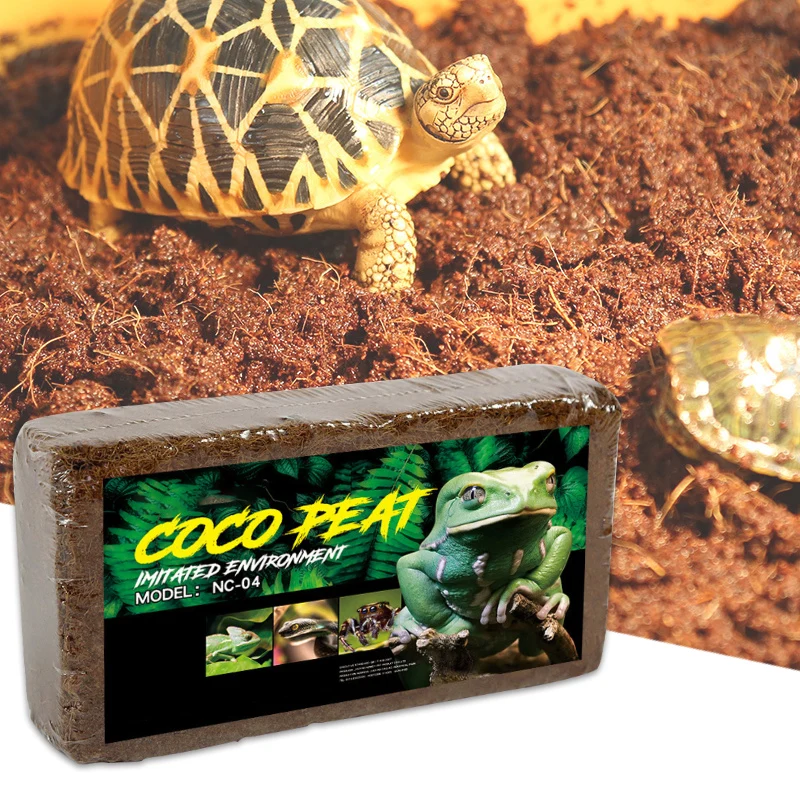 Reptile Nutrition Soil Coconut Mat Fiber Substrate for Reptiles Natural Coir Bedding for Tortoises Lizards Terrarium Accessories reptile bedding material