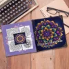 BeautIful Mandala Art Coloring Book 24Pages Gift For Birthday Party Relieve Stress Kill Time Graffiti Painting Drawing 2