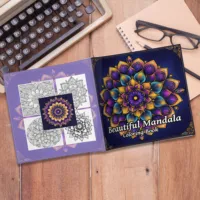 BeautIful Mandala Art Coloring Book 24Pages Gift For Birthday Party Relieve Stress Kill Time Graffiti Painting Drawing 2