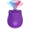 Rose Vibrator Vagina Sucking Vibrator Sucker Oral Licking Clitoris Stimulation Powerful Sex Toys for Women Rose Vibator Toy 1