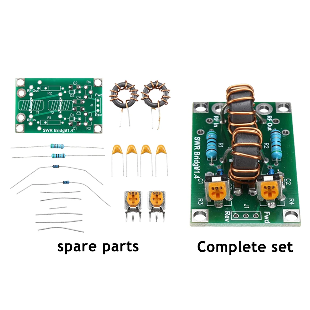 1.8M-30MHz/3.5-30MHz RF SWR Standing Wave Ratio Bridge Radio Frequency Reflective Module for RF Network DIY Board Accessories