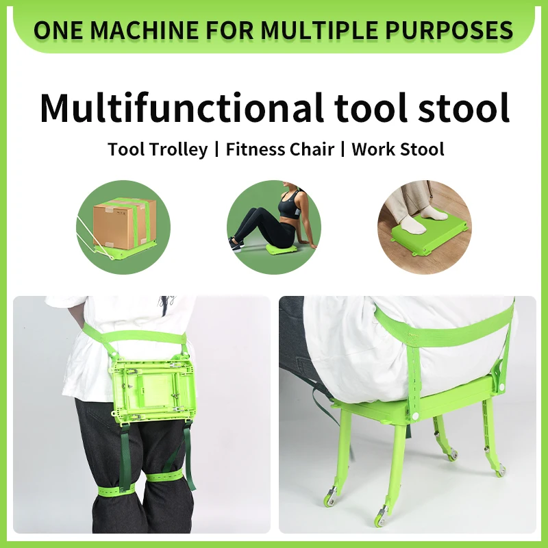 Outdoor furniture multi-functional folding portable stool farm work gardening welding work special stool foot