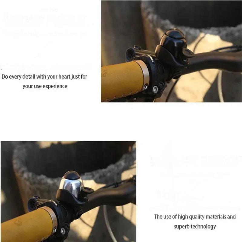 Aluminum Alloy Loud Bicycle Bell with 360° Rotating Adjustment