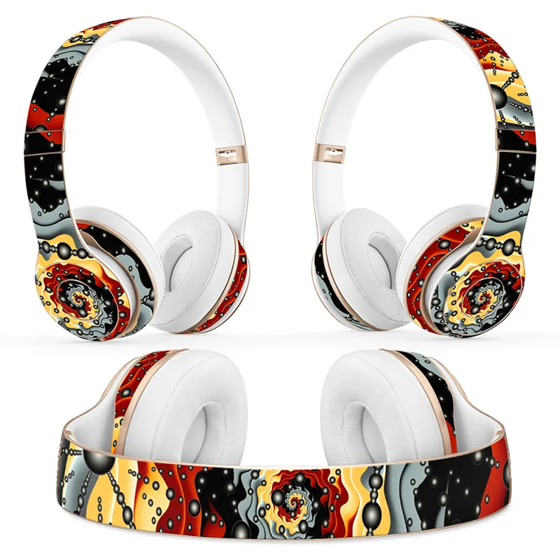 Marvel Iron man Spiderman Headphone Sticker skin for Beats Solo 2 Wireless Headphone skin sticker For solo2 solo3 vinyl sticker 