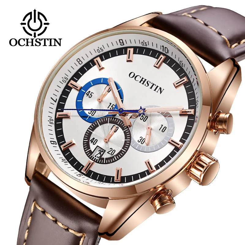 Nuovo orologio multifunzionale svizzero da uomo d'affari, orologio al quarzo luminoso impermeabile, in vendita in diretta** - Image 5
