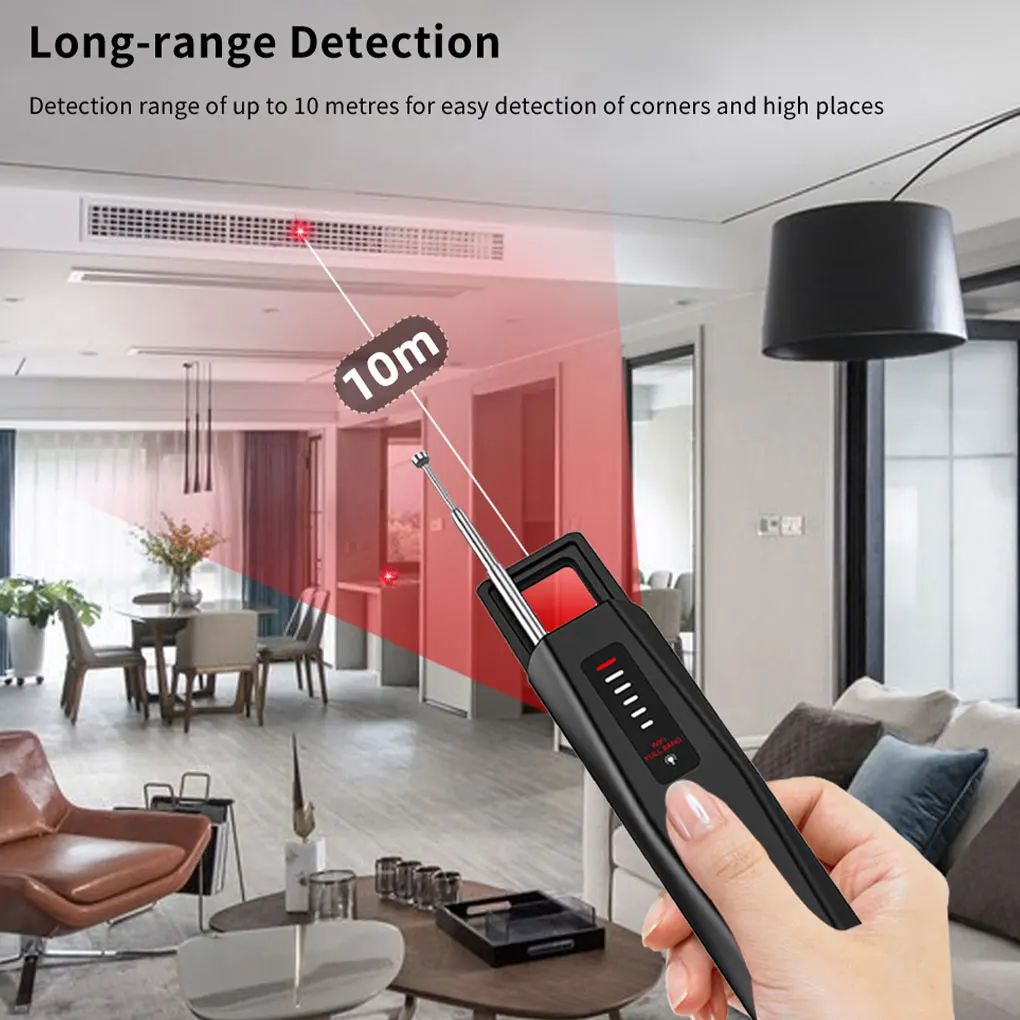 T011 Camera Detector Wireless Signal Infrared Scanner Anti positioning Detector Professional GPS Search Equipment Security Prote