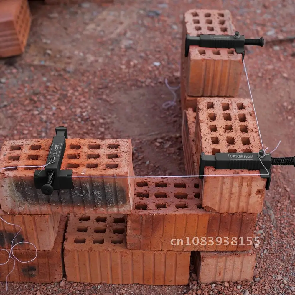 

Bricklaying Tool 5pcs Leveler Construction Masonry Building Fixer Wire Puller Brick Leveling Line Runner Measuring Drawing