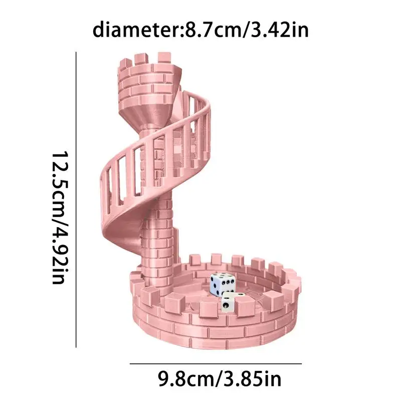 Dice Tower Castle Dice Tower For Role Playing Game Ancient Roman Castle Theme Rolling Desktop Decorations Tabletop