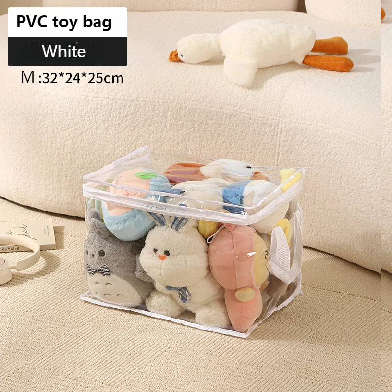 Sac de rangement pour jouets en peluche, organisateur de grande capacité pour animaux en peluche pour enfants, livre d'étudiant, conteneur d'étude de rangement étanche