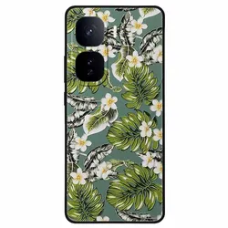 Floral Relief Soft TPU Silicone Phone Case - Elegant Flower Design Back Cover for iQOO Neo 10 (30)