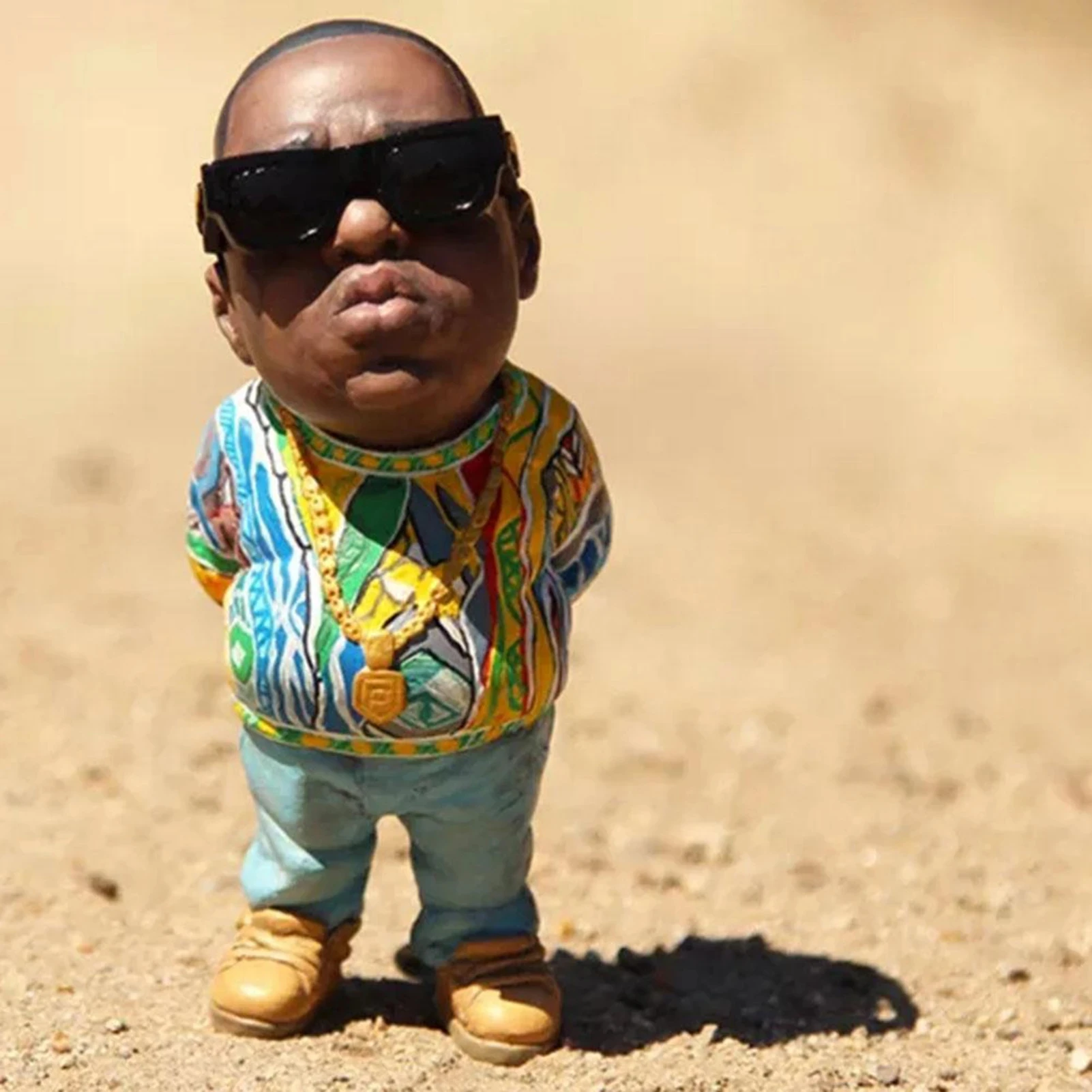 Hip Hop Legend Commemorative Resin Ornaments Tupac and Biggie statue Memorial Statue Crafts Characters Sculpture Home Decoration 5