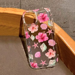 Tropical Flower Starfish Shell Design Phone Case Cover for Galaxy S26+ (1)