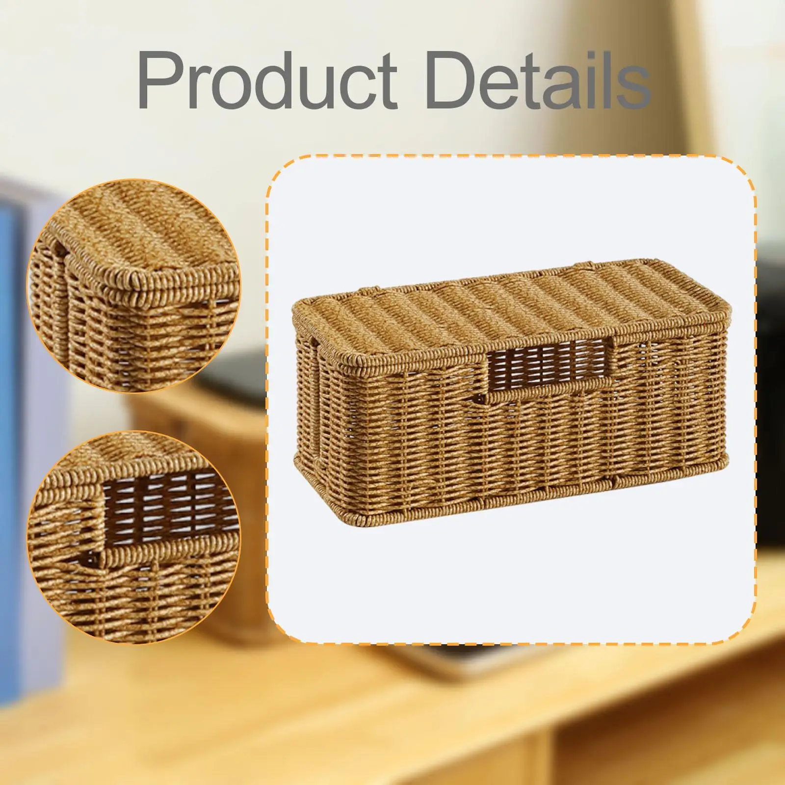 Cable Organizer Box, Power Strip Holder for TV, Computers And Home.