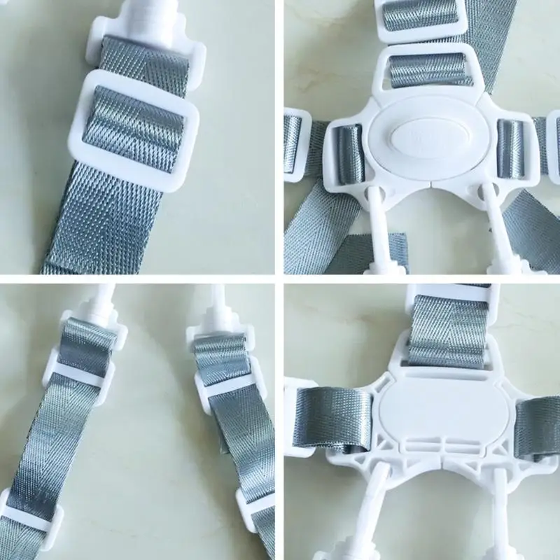 634F Universal Baby 5 Point Safety Harness Belt for Stroller High Chair Pram Children Kid Pushchair Nylon+POM Made
