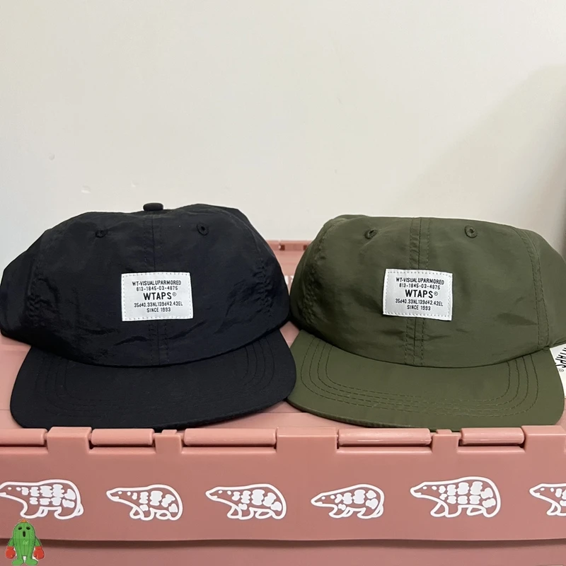 

WTAPS Baseball Cap Alphabet Logo Wide Brimmed Dome Duck Tongue Caps Beach Street Comfort Breathable Wtaps Hats Men Women