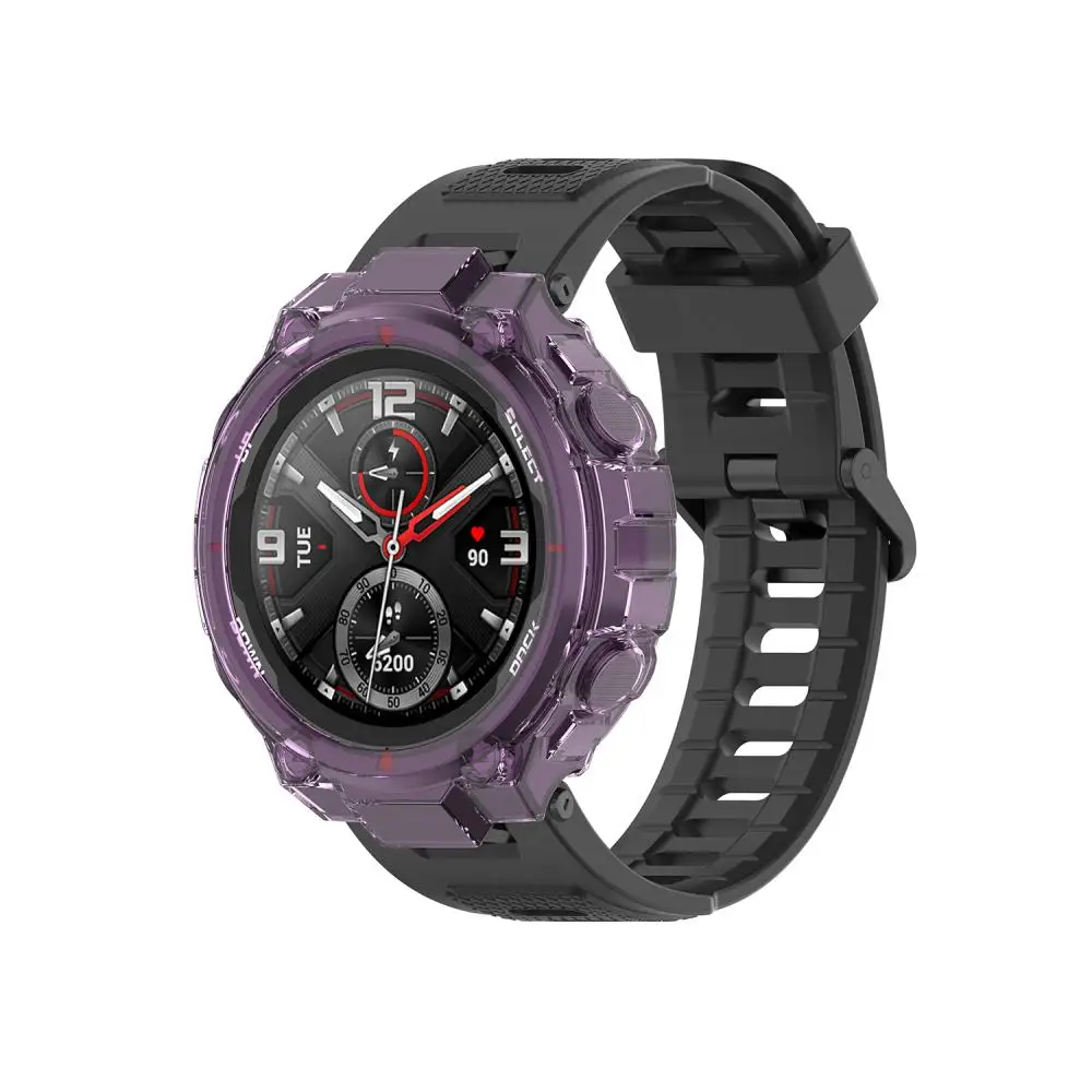 

Case for Huami Amazfit T-Rex strap band Watch T-Rexpro soft Plated All-Around Screen Protector cover bumper Cases