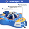 Swimbobo New Style Non-inflatable Baby Swimming Seat Float Children Swim Ring Pool Safe Pvc Kids Non Inflatable Seat Floating 4