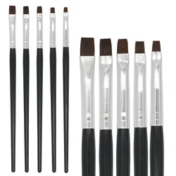 5pcs Dental Porcelain Resin Brush Pens Shaping Silicone Adhesive Composite Porcelain Brushes Dentist Tools Dentistry Lab Tool