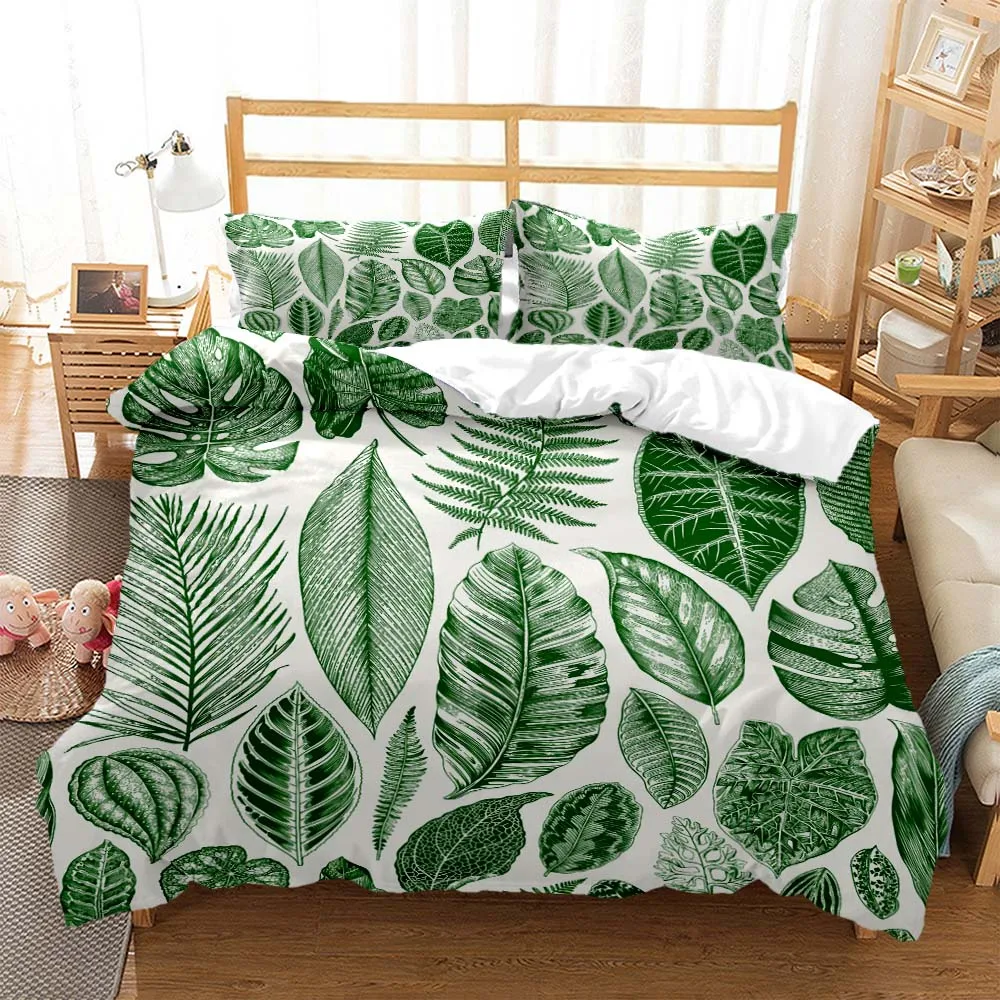 

Plant flowers Digital Print Polyester Bedding Sets Child Kids Covers Boys Bed Linen Set for Teens bedding set