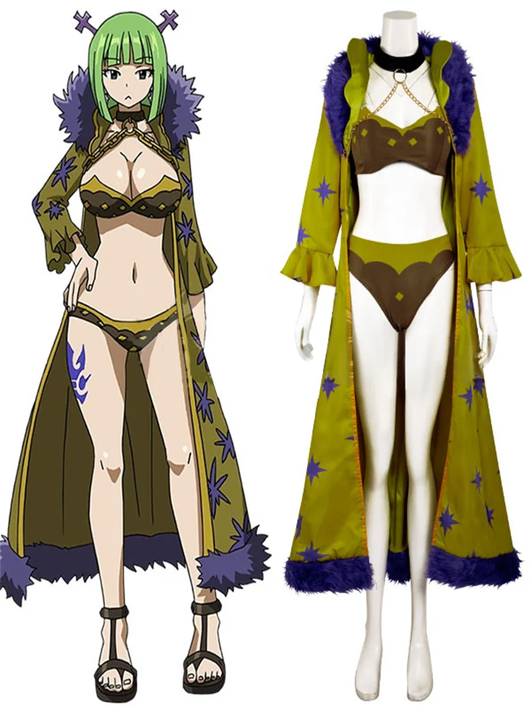 

Fairy Tail Season 3 Brandish U Cosplay Costume Sexy Bikini Full Suits Adult Women Halloween Party Outfits