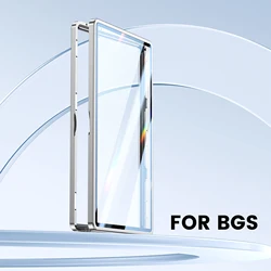 Premium Aluminum Trading Card Protector with UV & Scratch Resistance - Magnetic Display Holder Box (Silver for BGS 35PT)