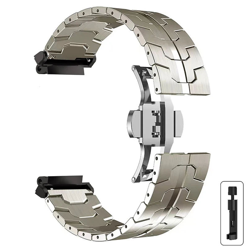 Luxucy Stainless Steel Watch Strap - Premium Metal Band Accessory