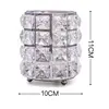 Crystal Glass Tissue Box Cover Home Hotel Car Pen Holder Tools Cosmetic Accessories Desktop Storage Racks Decoration Paper Towel 6