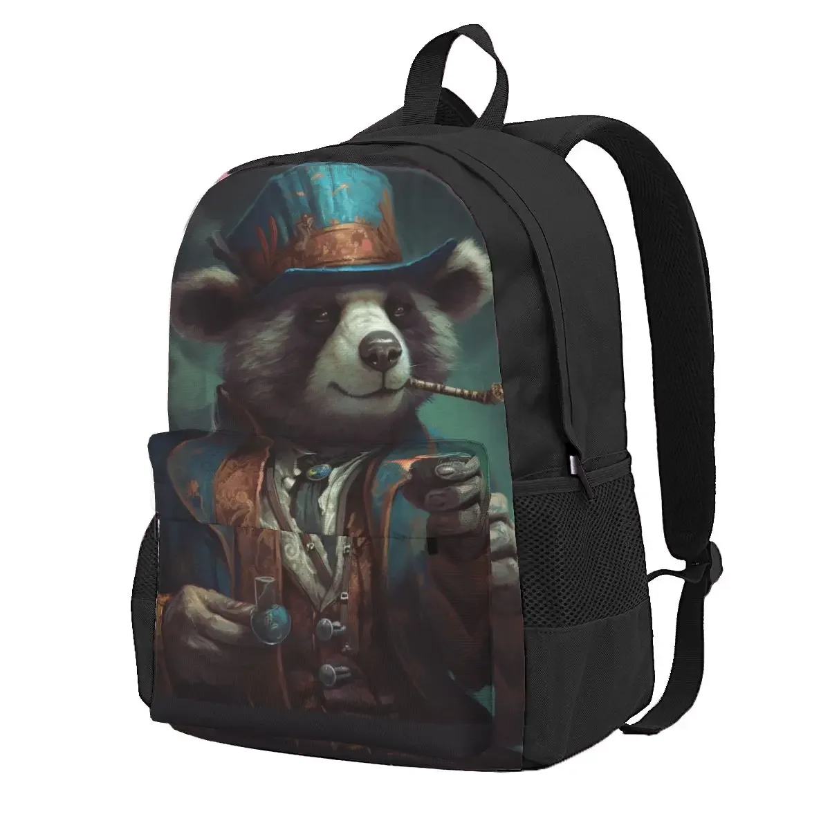 

Женский мягкий рюкзак с пандой, в гангстерском стиле, из полиэстера