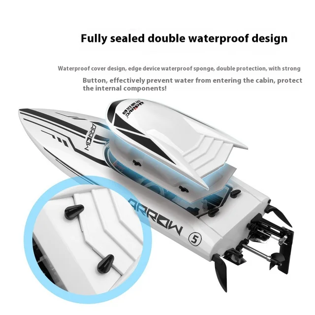 High-Speed Brushless Motor Remote Control Boat Udiud903 Large Version Nautical Model Toy for Outdoor Swimming Pool Lake Ocean 5