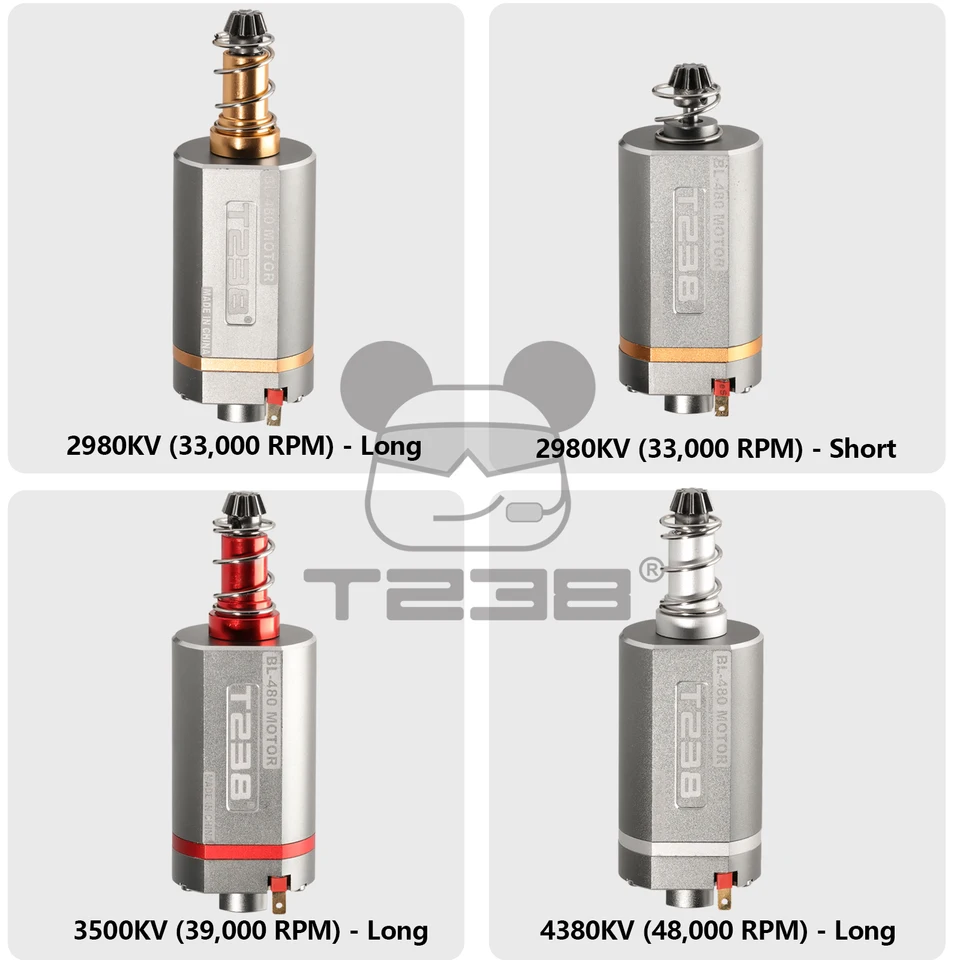 T238 BL-480 調整可能なブラシレス AEG モーター プロ エディション