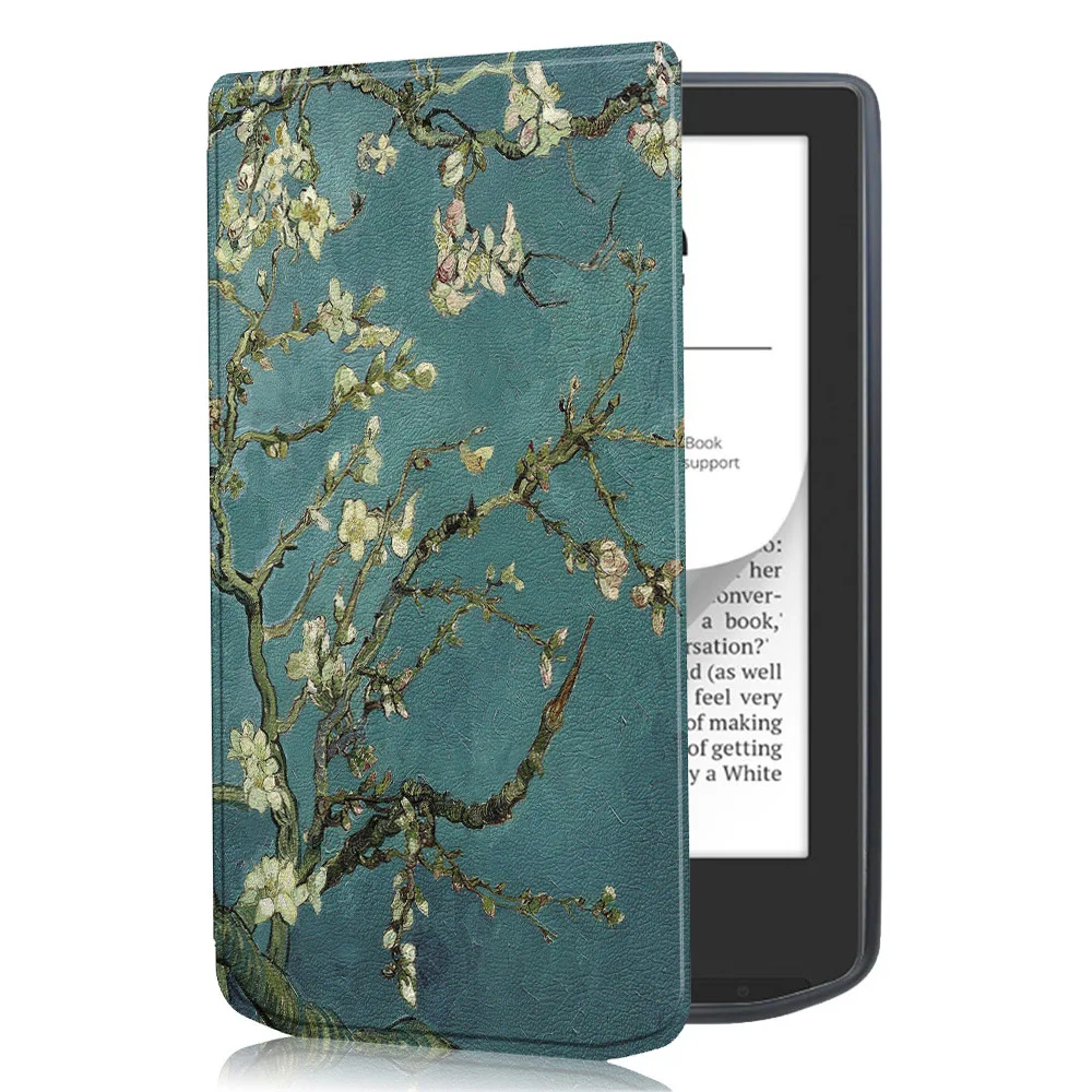 Premium Protective Flip Case for 6 E-Book Reader with Magnetic Closure and Auto Sleep/Wake Function