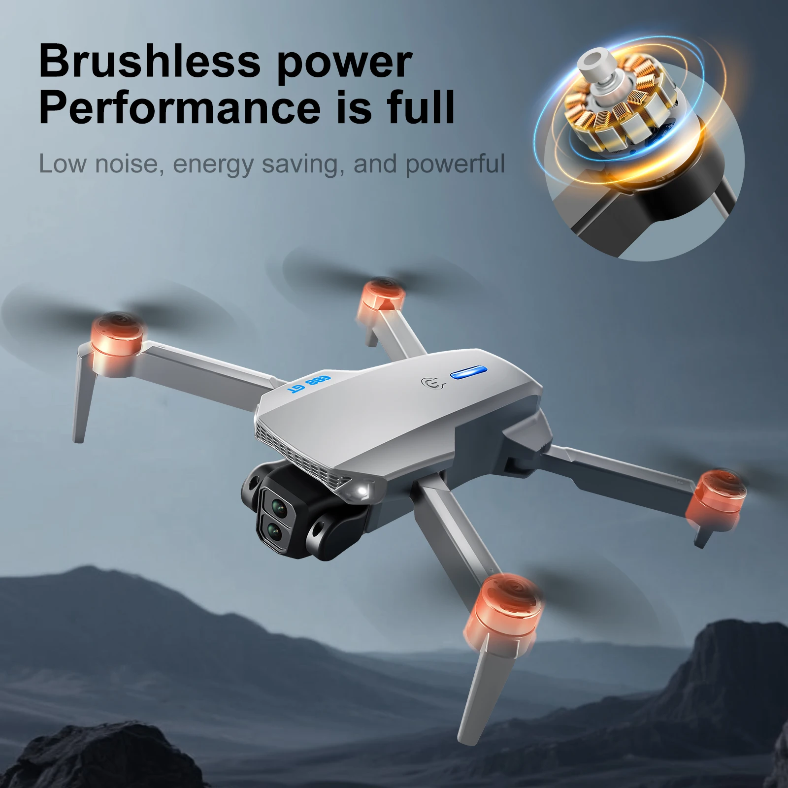 Drone 8K Double Caméra avec Écran Large - Lot Dual 8K