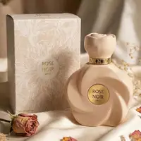 Parfum Rose Noir d'Ahmed Al Maghribi pour femmes, 75 ml, marque arabe haut de gamme, parfum oriental durable et charmant, eau de toilette de luxe 4