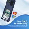 MKTEL 5626 Feature Phone Triple Sim Card 2.8" Display 1800mAh Battery MP3/MP4/FM/Radio/Bluetooth/GPRS Senior Phone 3