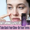 Premium Anti-Wrinkle Hyaluronic Acid Serum - Reduces Fine Lines Deep Hydration Firms Skin Fast Absorption Non-Greasy 1