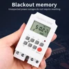 KG316S 220VAC 25A Digital Timer Switch Automatic Electronic Programmable Relay Week/Day/Minutes/second 168 Hours Time Control 3
