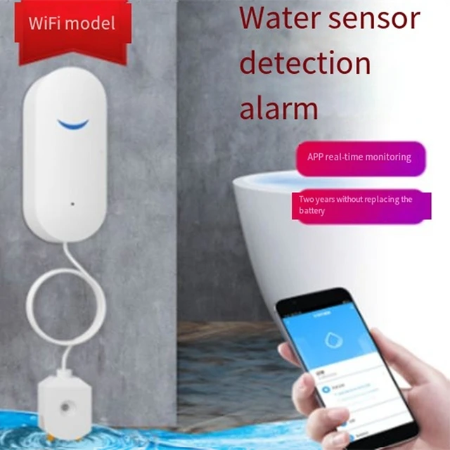 APPLIA-Tuya Smart Water Level Alarm Wifi Water Immersion Sensor Alarm Water Leak Detector App Remote Monitoring 4