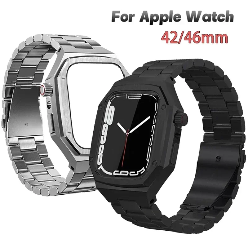 Luxury Stainless Steel Apple Watch Band Modification Kit