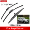 1/2/3/4/6PCS Car Wiper For Jeep Patriot 2008-2016 Front Rear Wiper Blades Brushes Cutter Auto Accessories 2012 2013 2014 2015 1