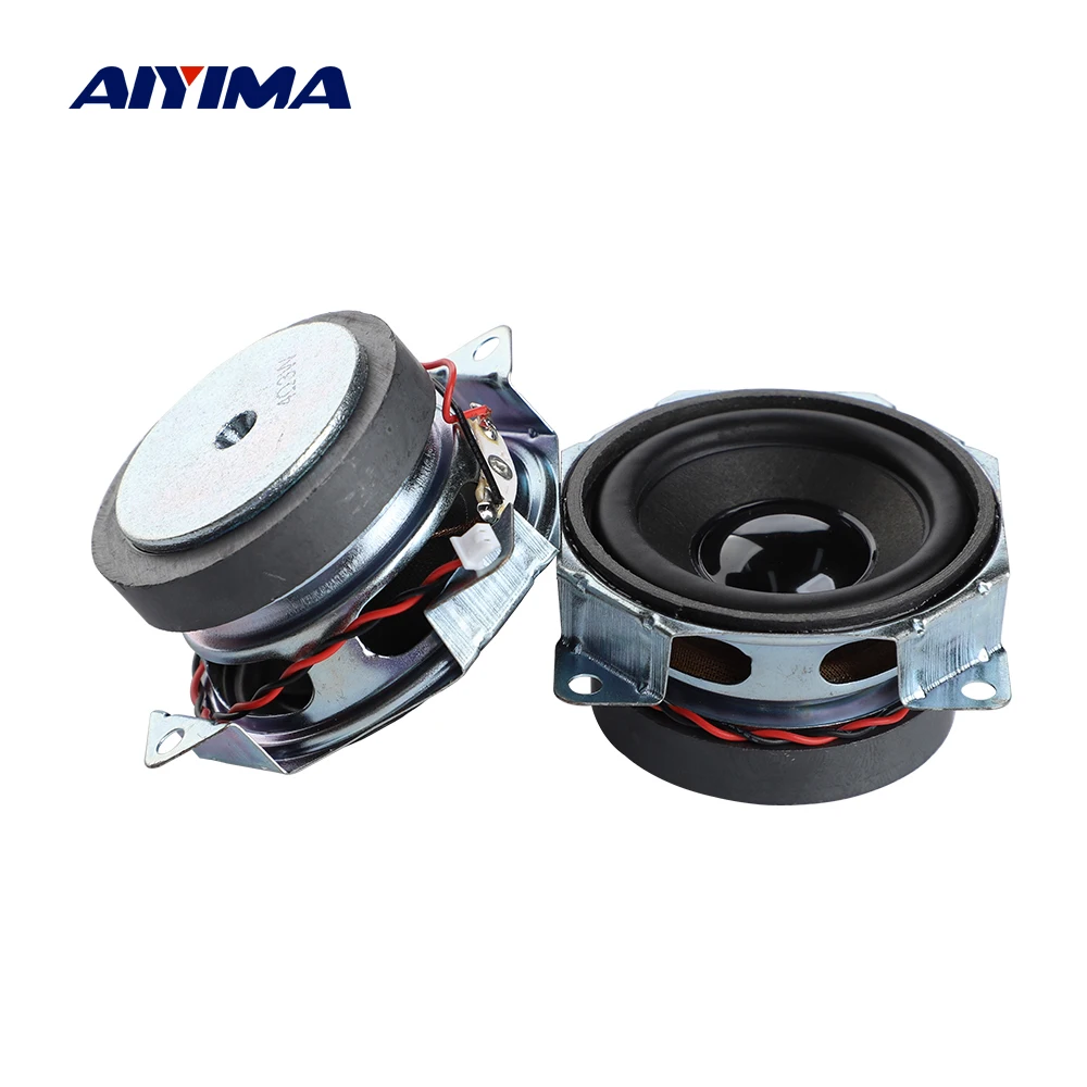 Wireless Bluetooth Speaker Portable Bluetooth Speaker Portable Speakers Audio Speakers 2Pcs AIYIMA Full Range 4 Ohm 3W 2 Inch
