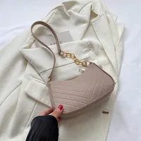 Mini sacs à bandoulière en feutre pour femmes, Design avancé, sacs à main sous les bras, beaux sacs à main croissant, sacoche de selle, 2024 6